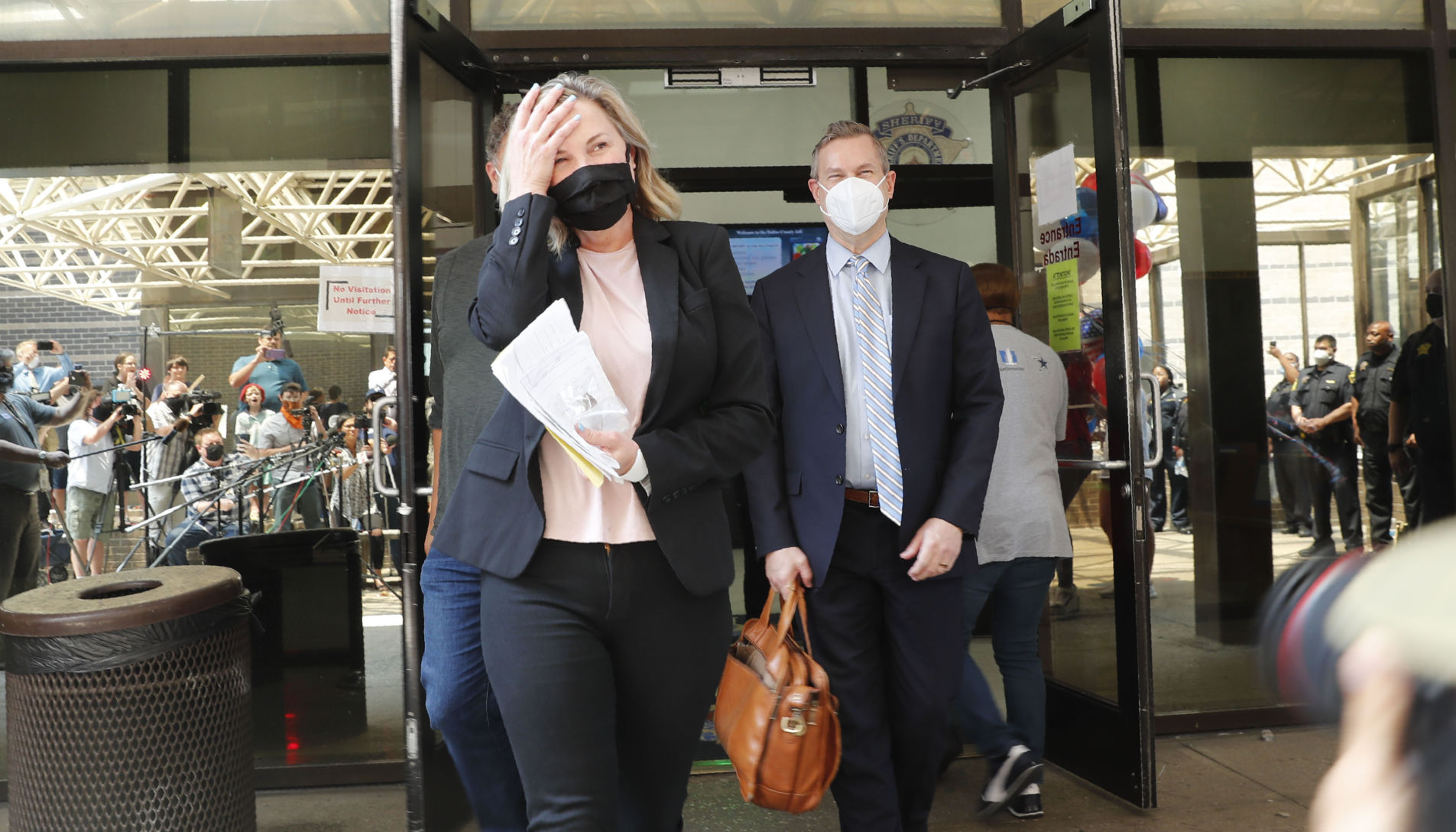Virus Outbreak Texas Salon